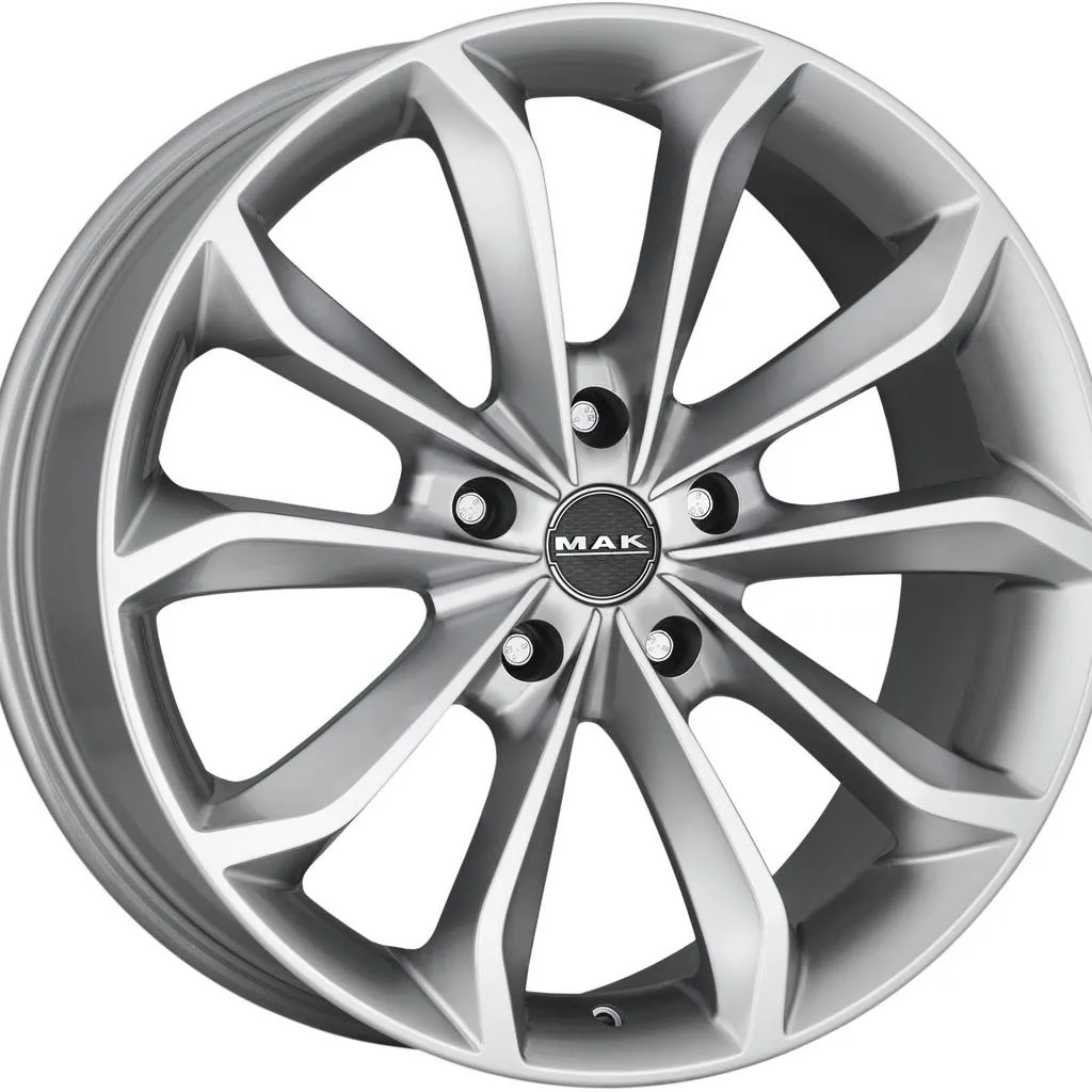 Диск литой R20 9.5J 5x150/110.1 ET52 MAK Xenon Hyper Silver F9520XJHS52T4X