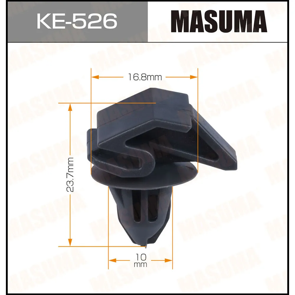 Клипса (пластиковая крепежная деталь) MASUMA KE-526