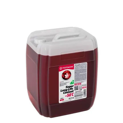 Антифриз TOTACHI Super LLC Red G12+ готовый -50C красный 10 л 4589904520815