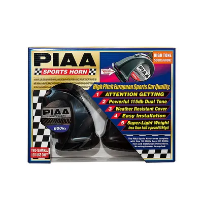 Сигналы звуковые PIAA EURO SPORTS HORN 500/600Hz 115 dB PIAA HO8E