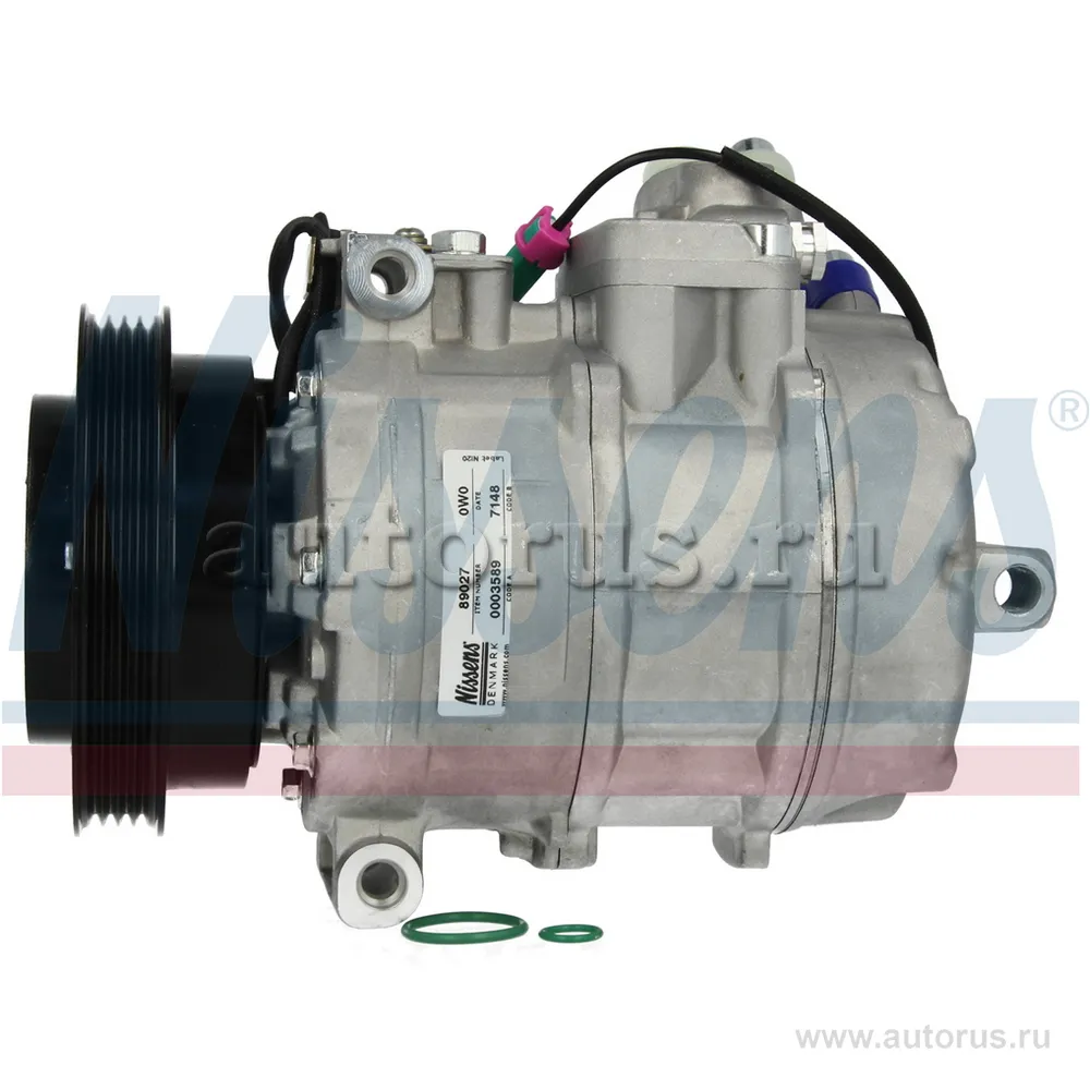 Компрессор кондиционера VAG A4(B5)/A6(C5)/Passat B5 mot.1,8T/ 1,9TDI NISSENS 89027