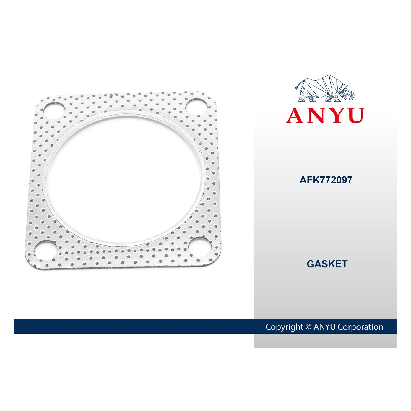 Прокладка выпускной системы для DAEWOO (Nexia) ANYU AFK772097