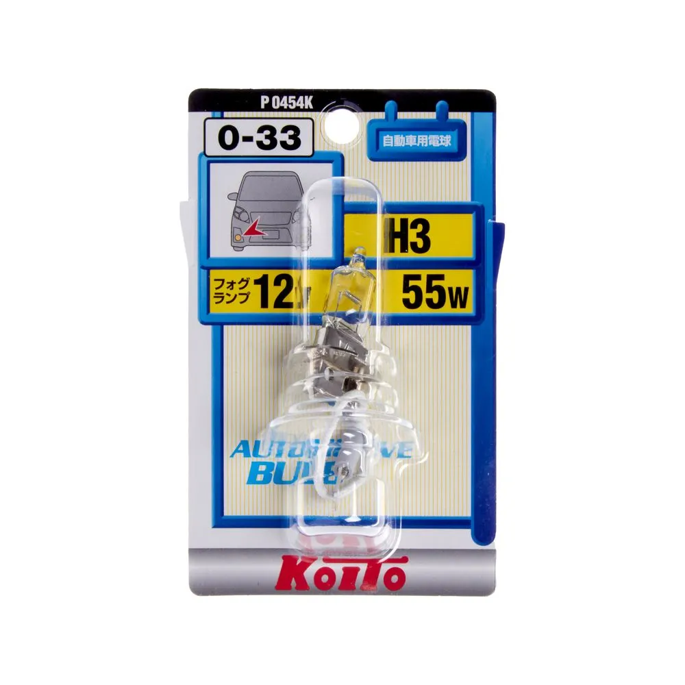 Лампа 12V H3 55W PK22s KOITO 1 шт. блистер P0454K