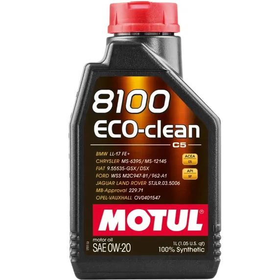 Масло моторное Motul 8100 Eco-clean 0W-20 синтетическое 4 л 113219