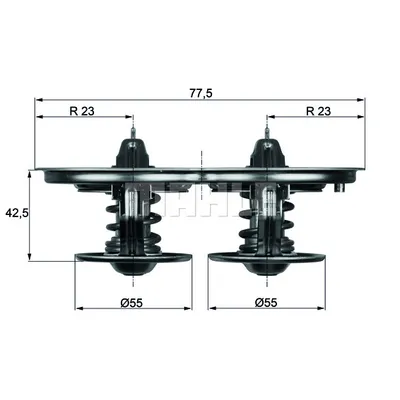 Термостат KNECHT/MAHLE TX 32 80D