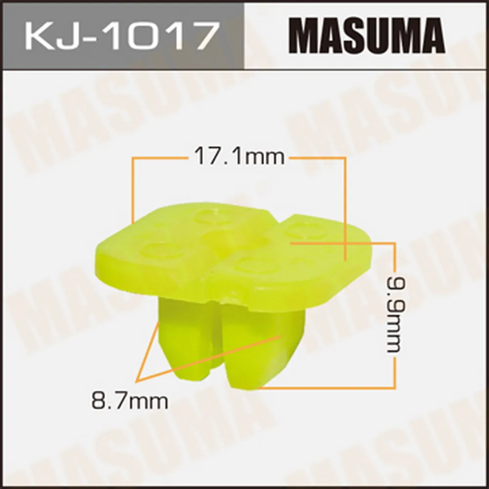 Клипса honda civic 01-04cr-v 95-01 MASUMA KJ-1017