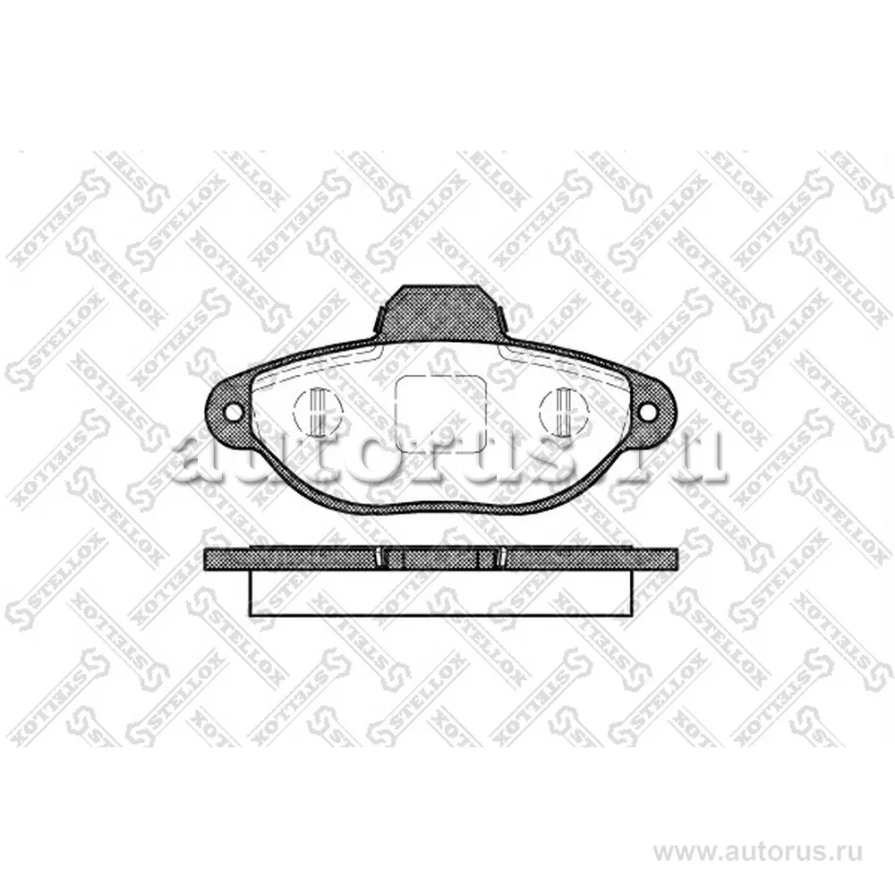 Колодки дисковые п. Fiat Punto 1.2i 99> STELLOX 425 020-SX