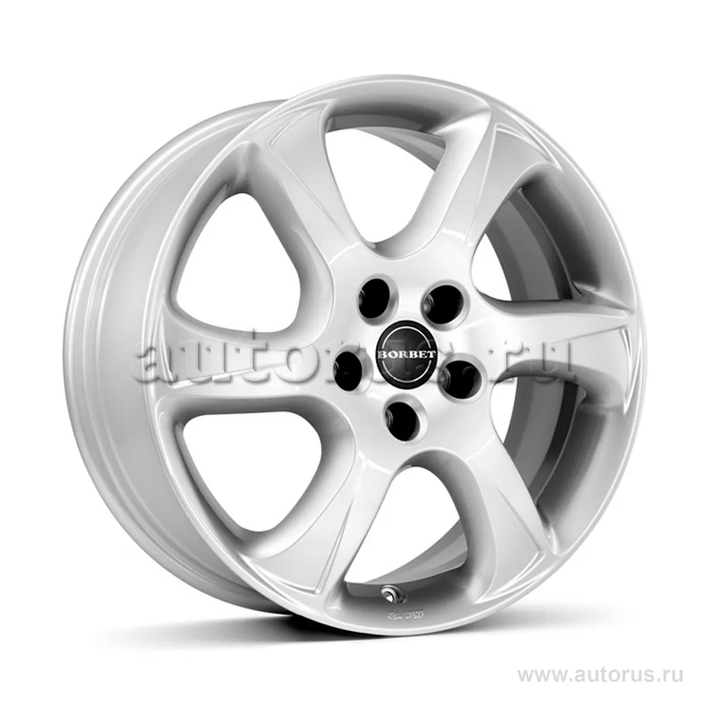 Диск литой R15 6J 5x114.3/72.5 ET45 BORBET TC Brilliant Silver 8143818