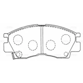 Тормозные колодки CTR CKM-5