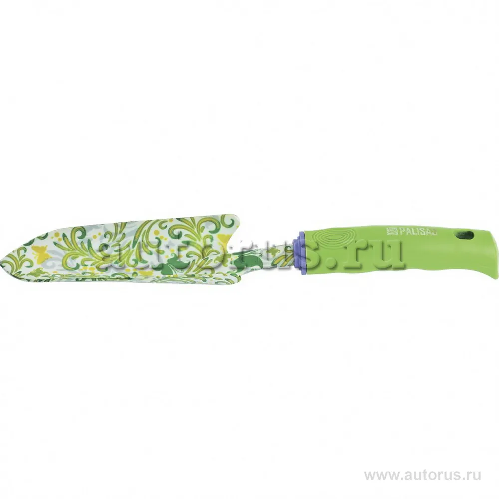 Совок посадочный узкий, 55x320 мм, стальной, пластиковая рукоятка, Flower Green Palisad 62037 PALISAD 62037