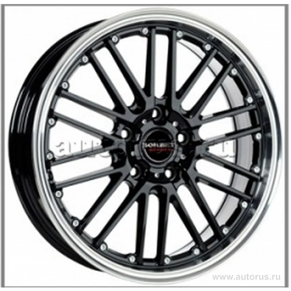 Диск литой R17 7J 5x105/56.6 ET40 BORBET CW2/5 Schwarz Polished 221032