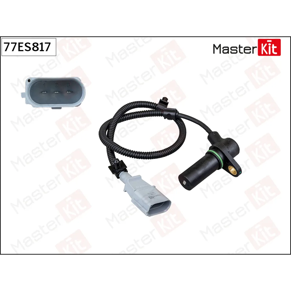 Датчик положение коленвала VW GOLF IV, PASSAT, T5 1.9TDi MASTERKIT 77ES817