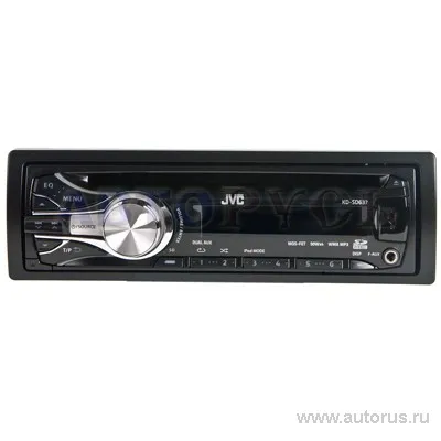 Проигрыватель CD,MP3 JVC KD-SD637EE, 4x50вт, USB, SD
