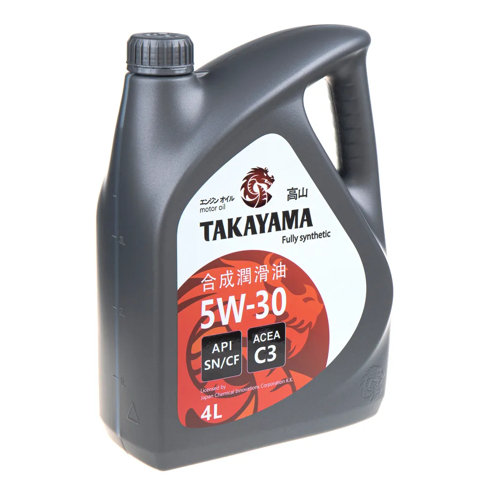 Масло моторное Takayama SAE 5W-30 API SN/СF С3 пластик синтетика 4л 605523