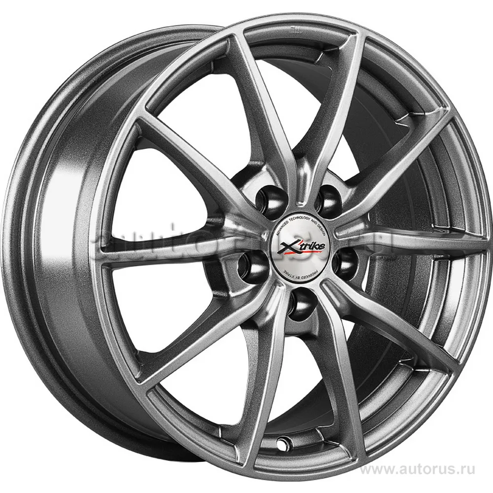 Диск литой R15 6.5J 5x114.3/66.1 ET40 X-trike X-111 HSB 13121