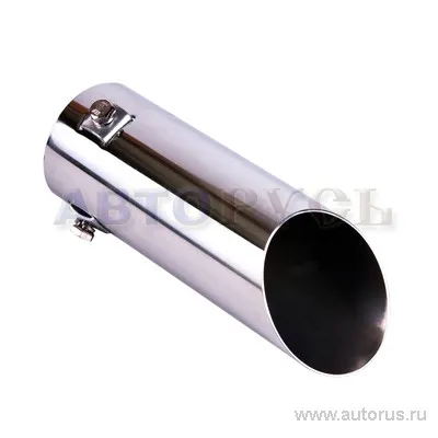 Насадка на глушитель 63x185x63 мм хром BOLK BK01433
