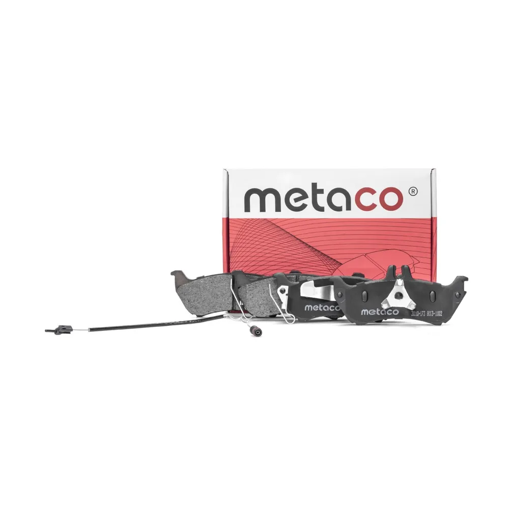 Колодки тормозные задние дисковые к-кт MB W163 M-CLASS 98> 140x49x16.6ММ Metaco 3010-173
