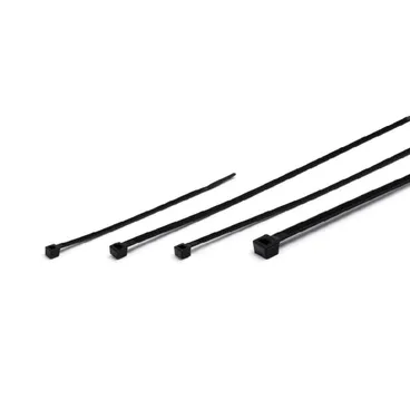 Стяжки пластиковые, хомуты черный 370x3.5 мм d=110 Cargen AX710570