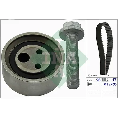 Ремкомплект ГРМ RENAULT INA 530 0490 10