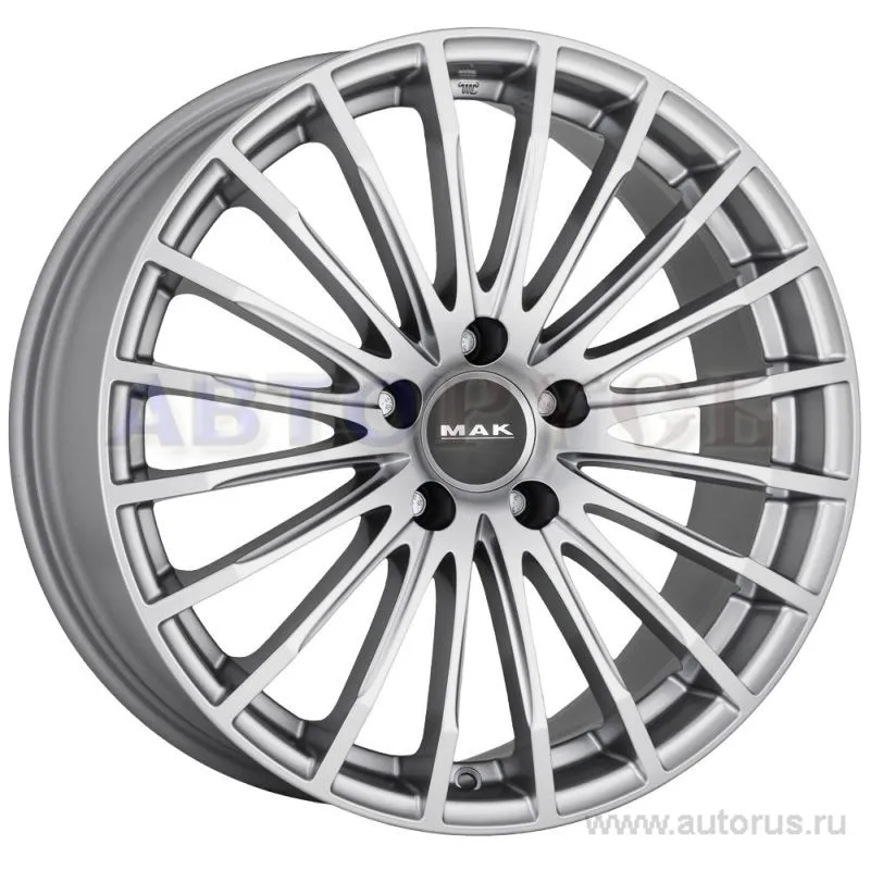 Диск литой R17 7.5J 5x112/66.6 ET45 MAK Starlight Silver F7570FASI45WS3X