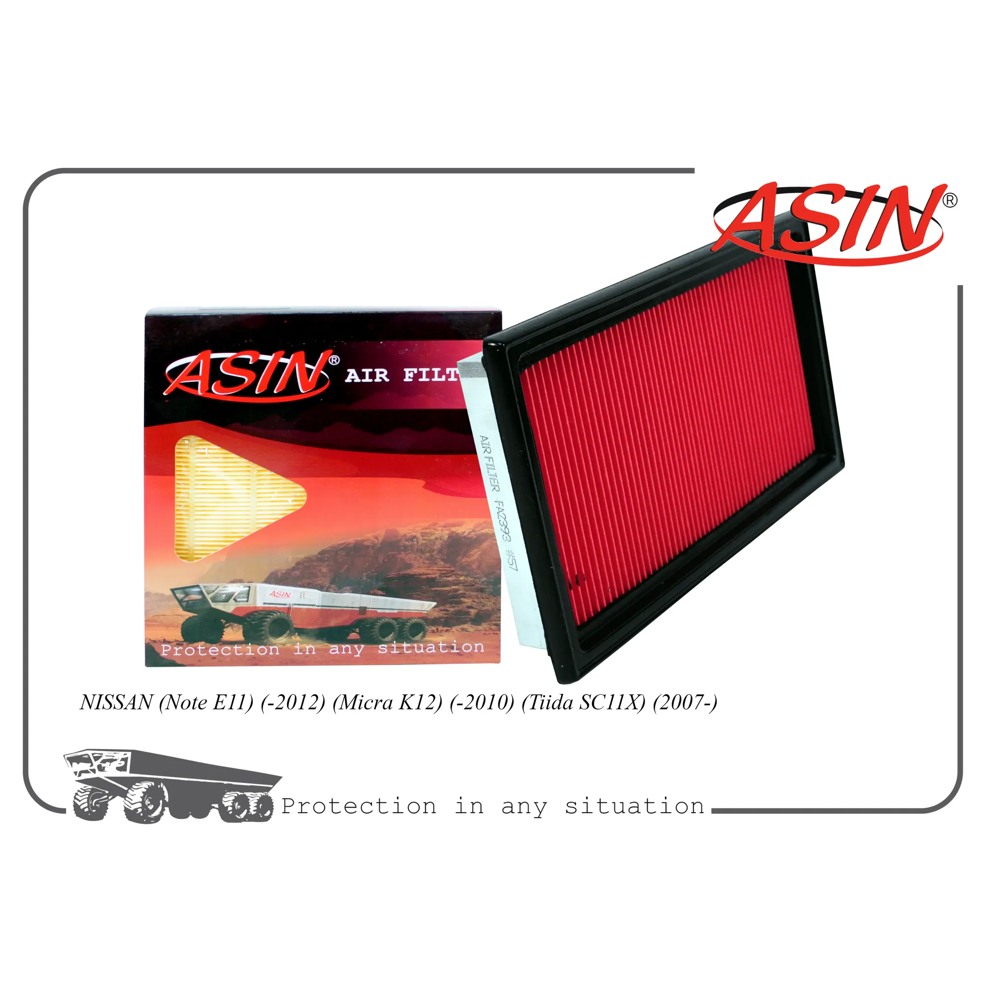 Фильтр воздушный 16546-ED000/ASIN.FA2393 ASIN ASIN ASINFA2393