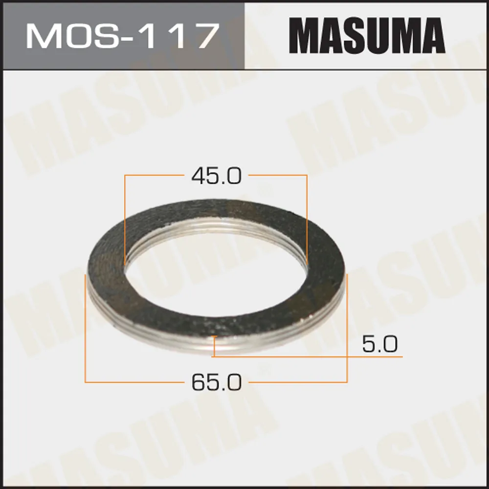 Кольцо глушителя уплотнительное х MASUMA MOS117