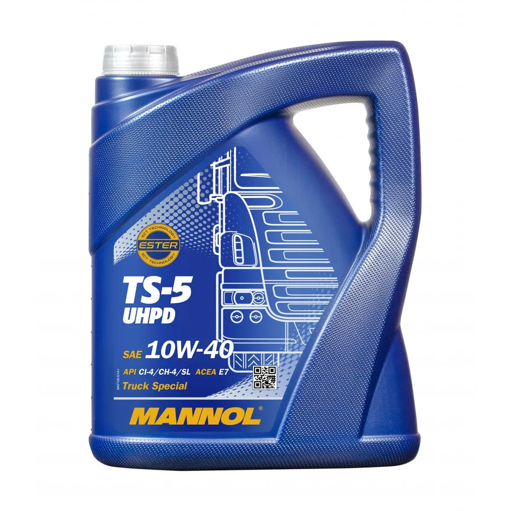 Масло моторное MANNOL TS-5 UHPD 10W-40 полусинтетическое 5 л 1130