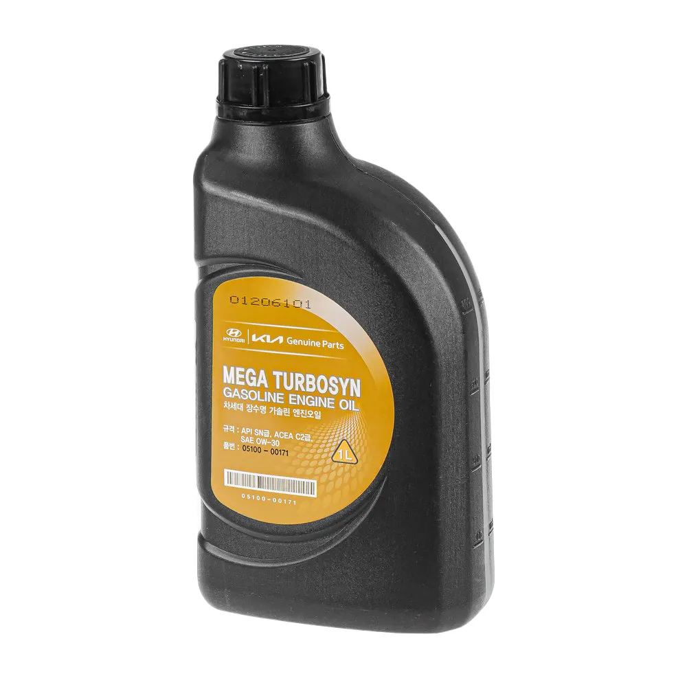 Масло моторное HYUNDAI/KIA Mega Turbo SYN 0W-30 синтетическое 1 л 05100-00171
