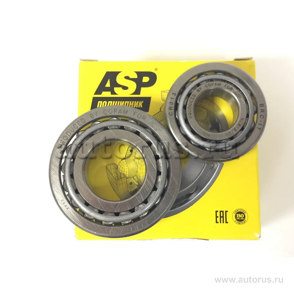 Комплект подшипников ступицы колеса ASP BKCR013/20