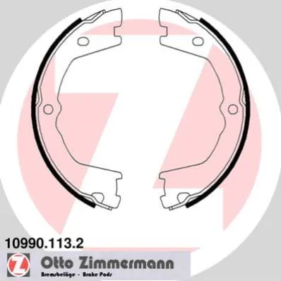 Комплект тормозных колодок ZIMMERMANN 109901132