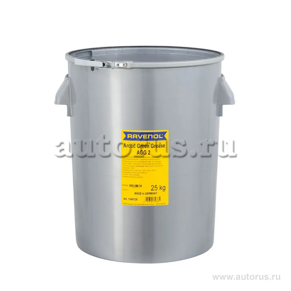 Смазка пластичная RAVENOL Arctic Green Grease AGG 2 25 кг Ravenol 1340126-025
