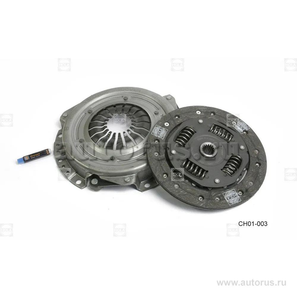 Сцепление без подш. серия DTC FORD Fusion (JU) 1.25,1.4 (gbox B5/IB5), Fiesta IV HOLA CH01-003