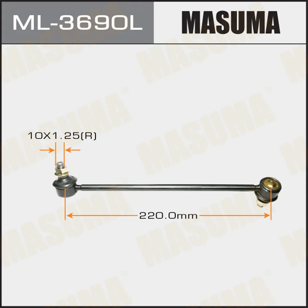Тяга переднего стабилизатора L TOYOTA AVALON MASUMA ML-3690L