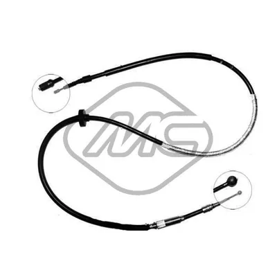 Трос ручника AUDI A4 ALL DX/SX R /LH Metalcaucho 80572