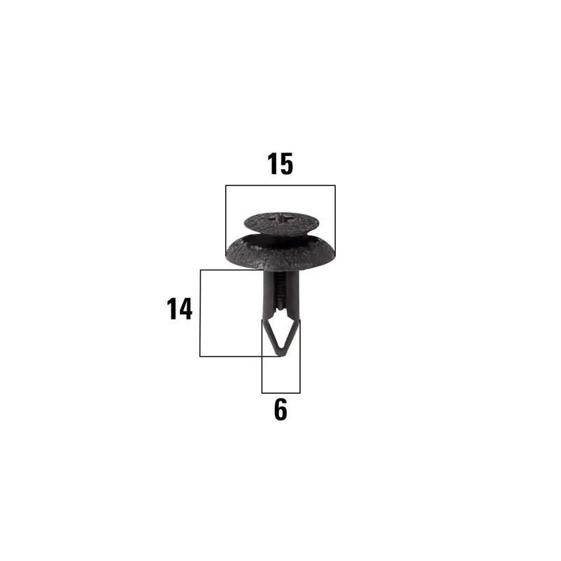 Клипсы автомобильные Nissan Note, Tiida OBERKRAFT KRAFT KT106274