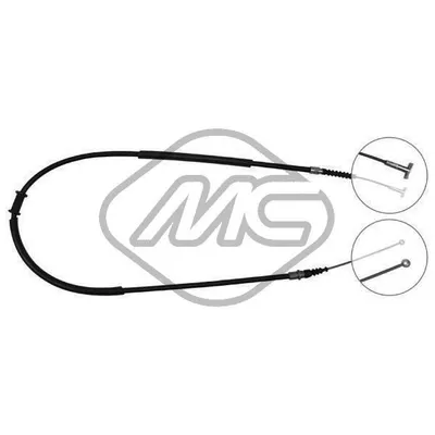 Трос ручника LAN DEDRA 1,8-2,0-TD 1,6 ANTISKID SX-LH Metalcaucho 81286