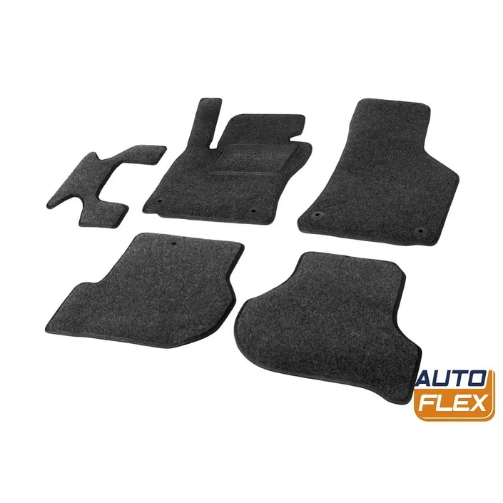 Текстильные коврики салона, AutoFlex, Business, для Skoda Octavia A5 2004-2013, цвет графит 5510202