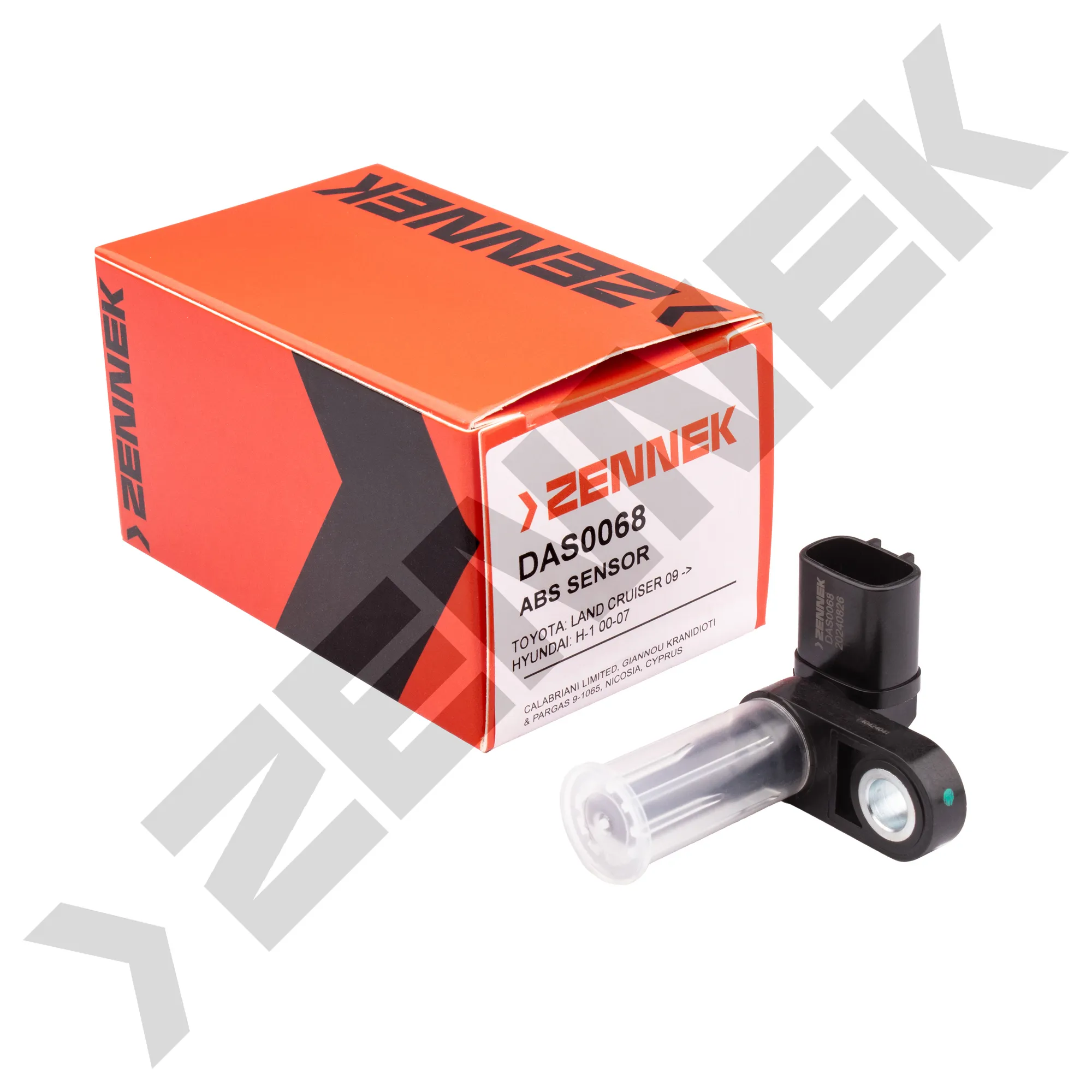 Датчик ABS задний левый/правый TOYOTA LAND CRUISER 09 -, HYUNDAI H-1 00-07 ZENNEK DAS0068