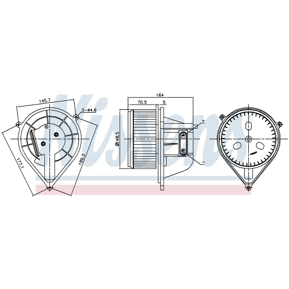 Мотор печки FIAT DUCATO 94- NISSENS 87241