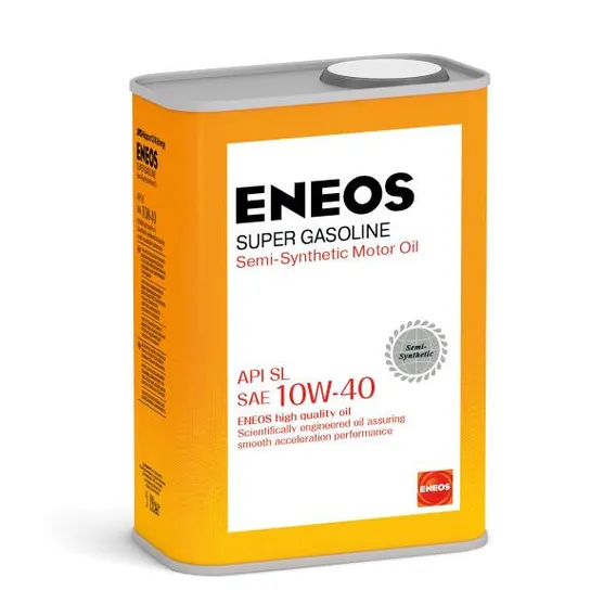Масло моторное ENEOS Super Gasoline SL 10W-40 полусинтетическое 0,94 л oil1354