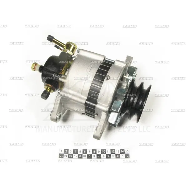 Генератор 12v, 70a с железным насосом ZEVS JFZ0214