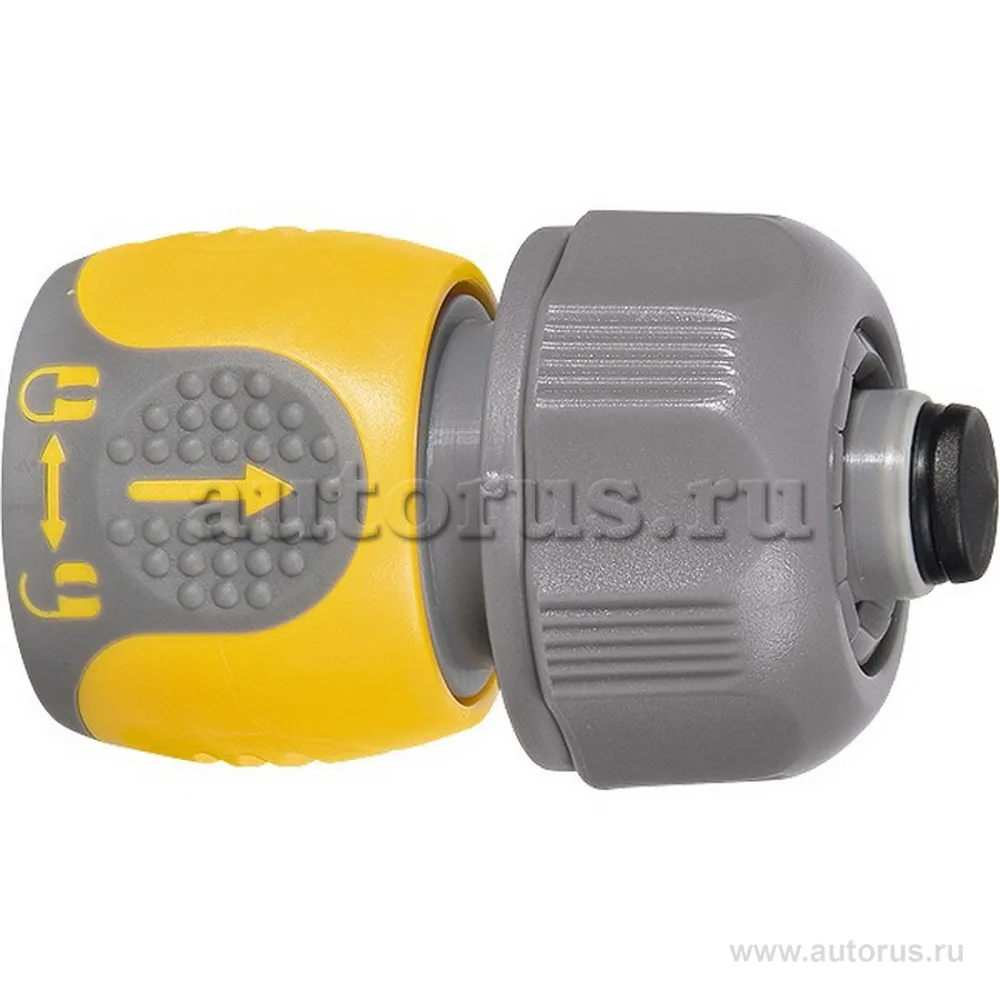 Соединитель для шланга 3/4, аквастоп, двухкомпонентный PALISAD 66242