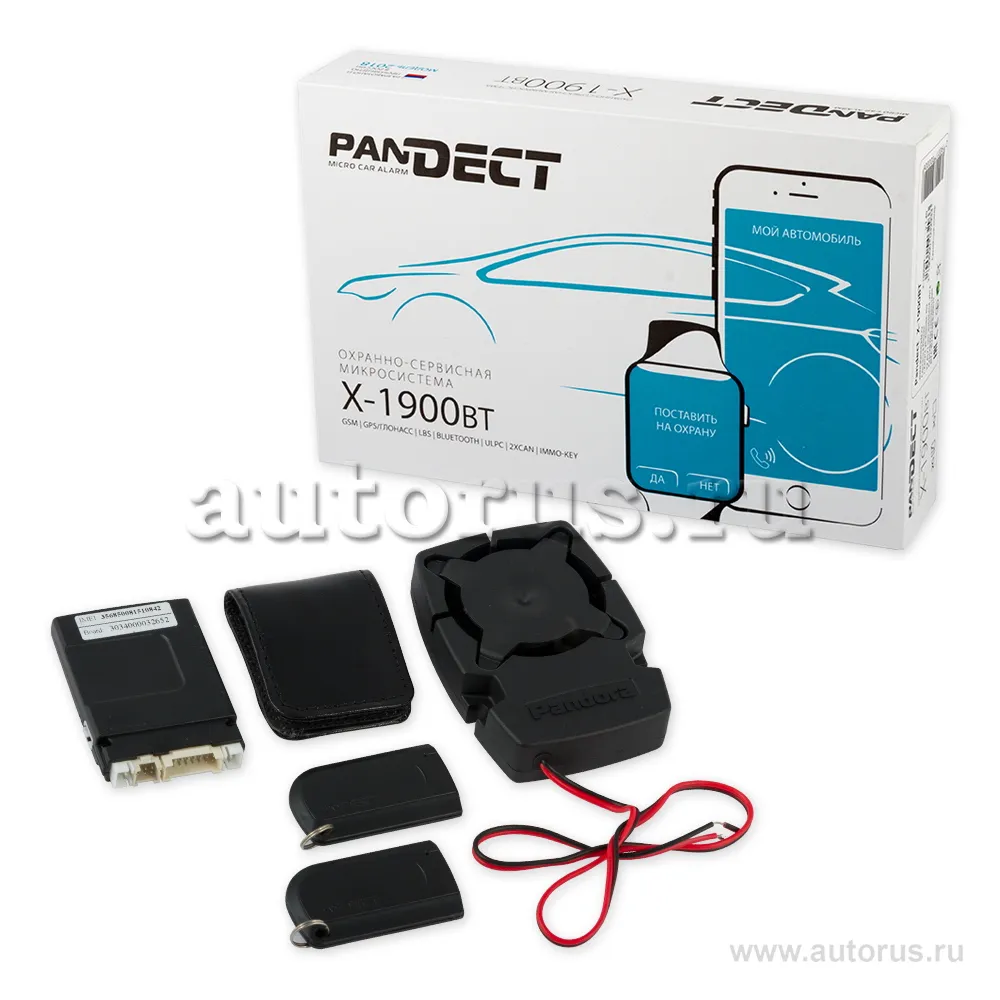 Сигнализация Pandectx-1900 ВТ 2CAN,CLONE, I мм O-KEY,GSM-модем,microUSB, Bluetooth