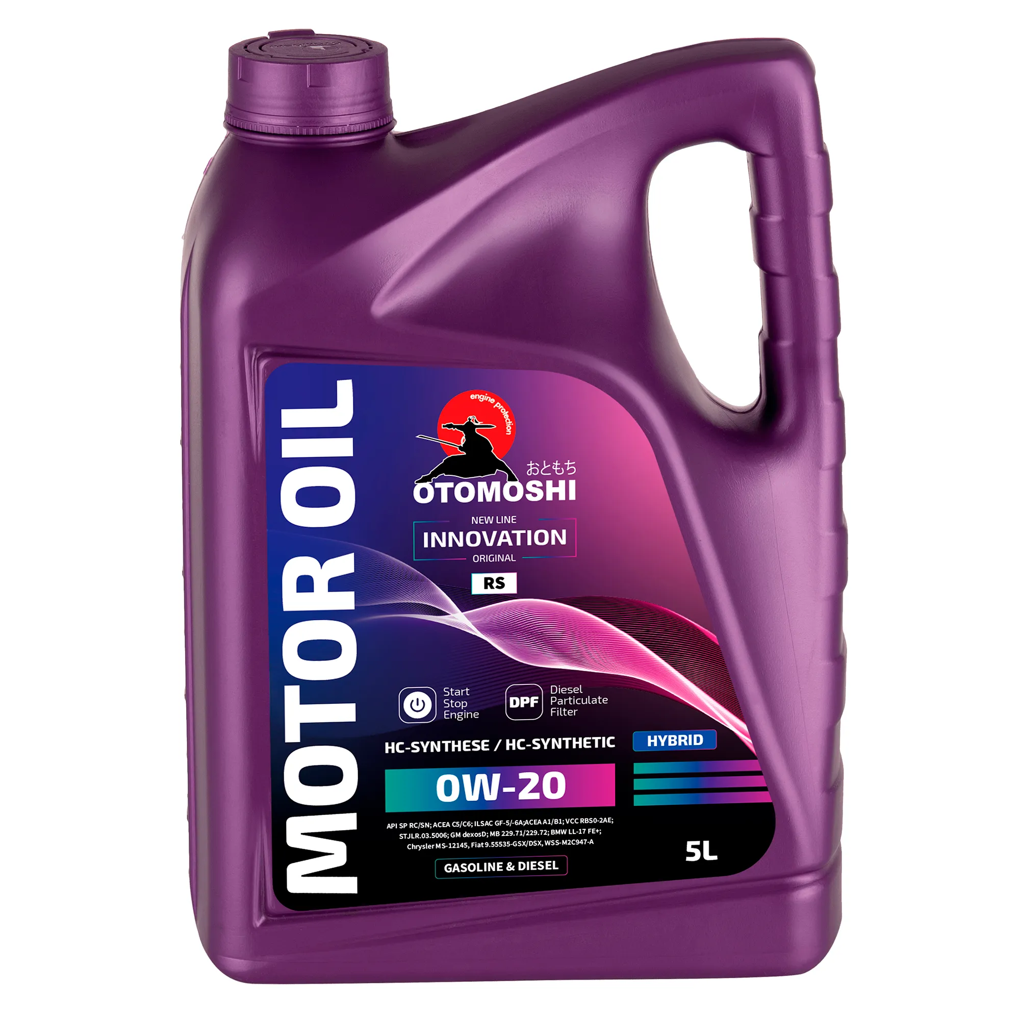 Масло моторное OTOMOSHI INNOVATION RS 0W-20 5 л MF218859