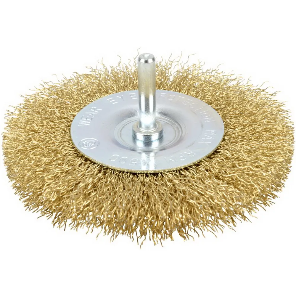 Щетка зачистная для дрели плоская D-75 мм АвтоDело 44036