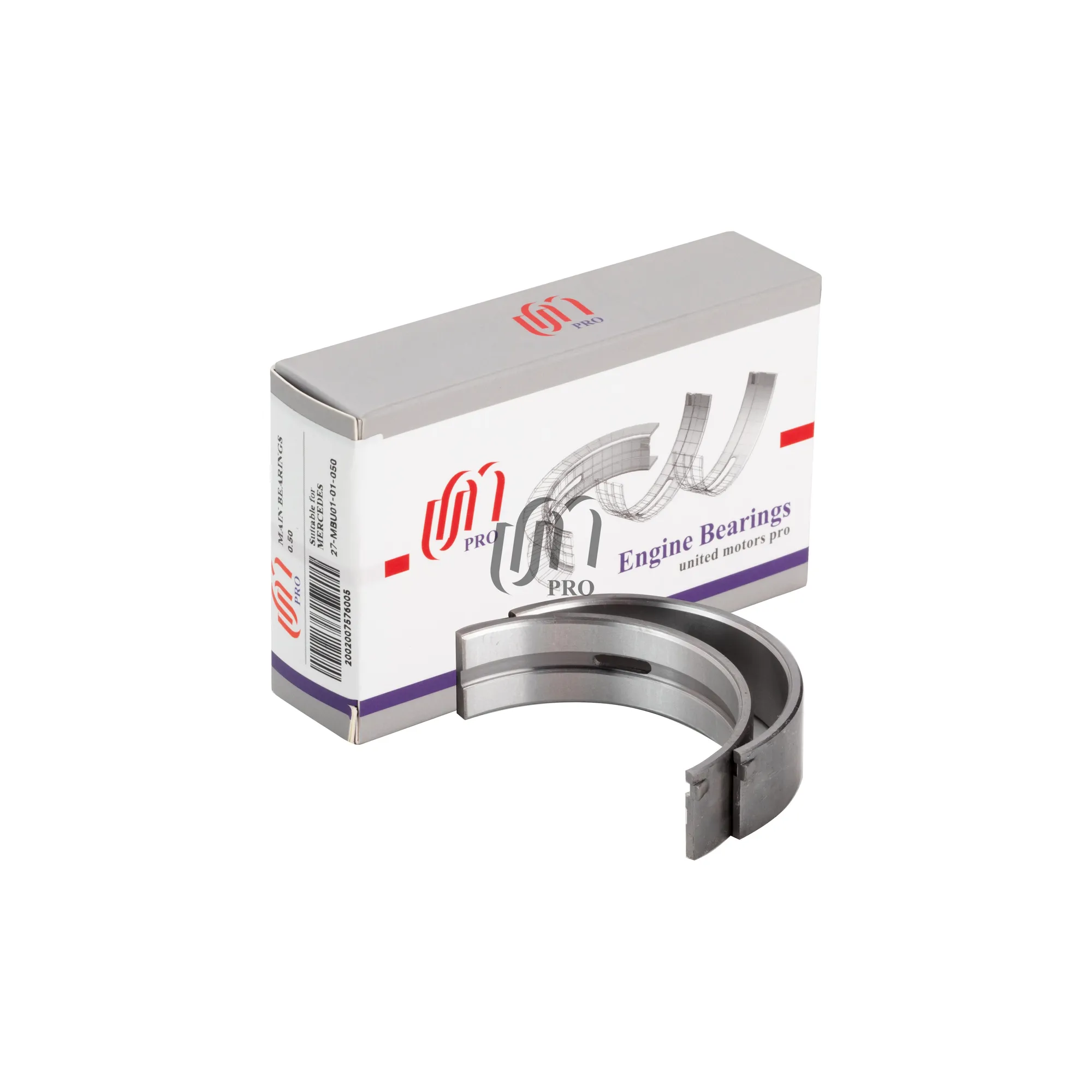 Вкладыши коренные MB OM611.960-962 980-981 (на 1 шейку) UM UNITED MOTORS UMPRO 27MBU0101050