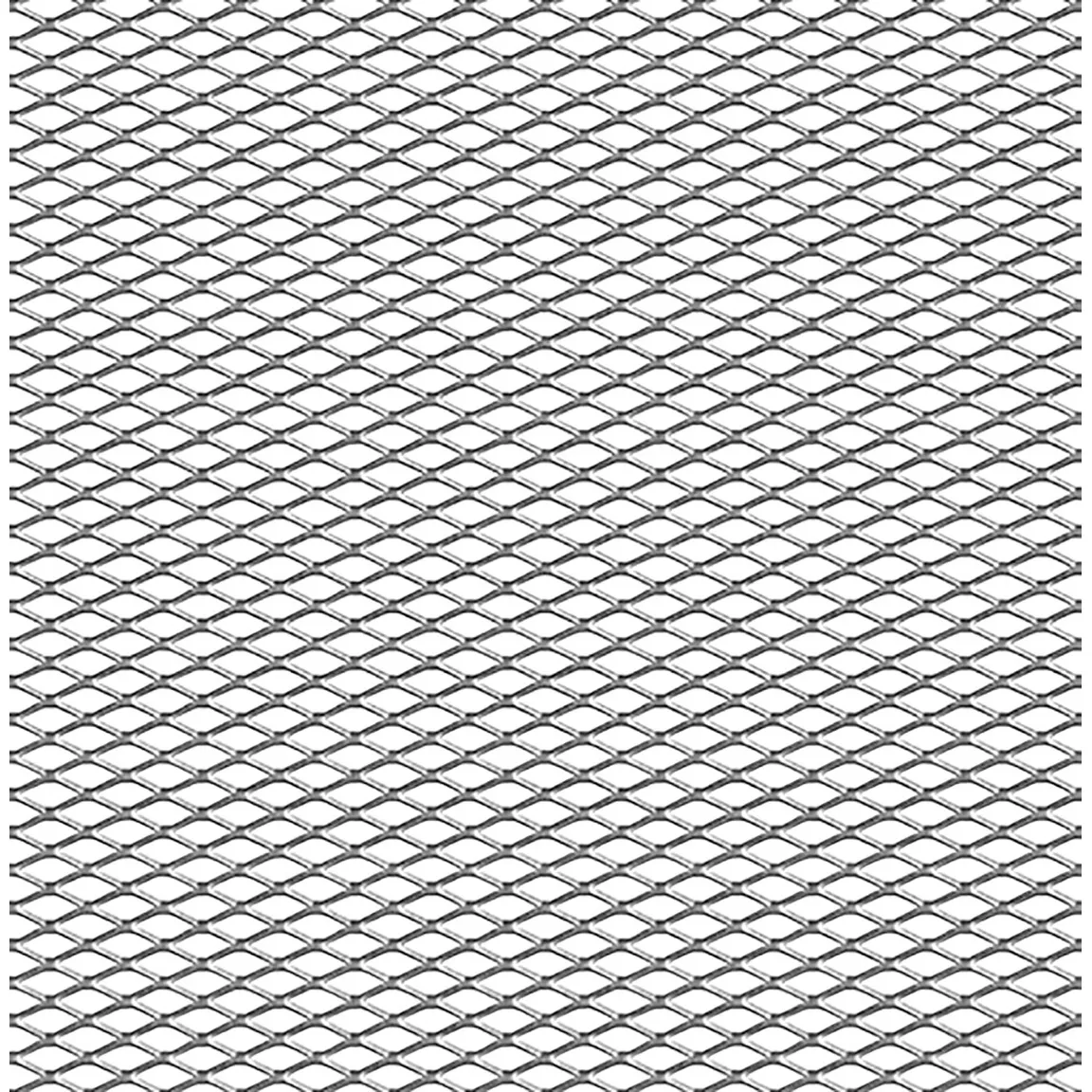 Сетка защитная 1000x250 мм . 10x5,5 мм . соты, алюминий, серебро Streck R10 Alusilver