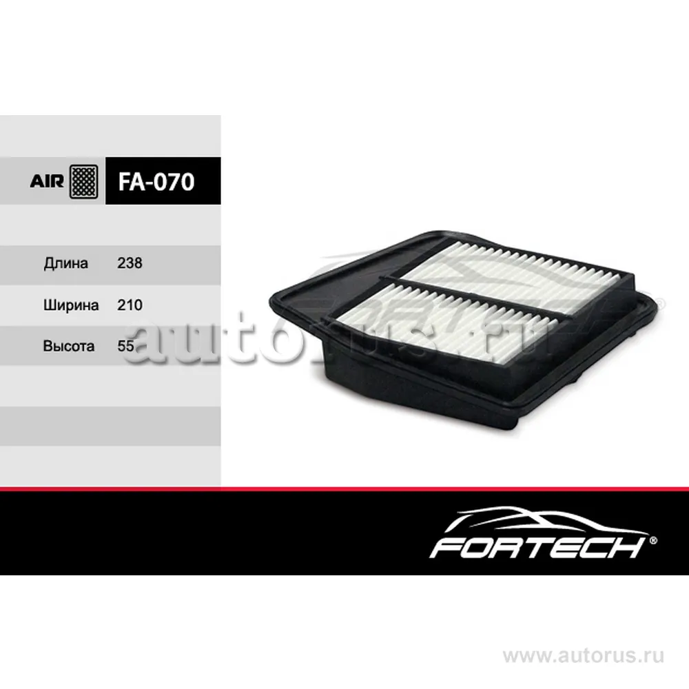Фильтр воздушный honda accord ix 2.4 FORTECH FA-070