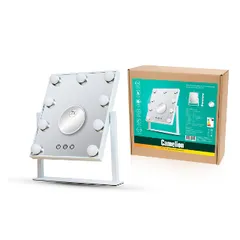 Зеркало с LED подсвет. 1х, рег. ярк. и цвет. темп, с доп. зеркалом 7х, 230В бел. Camelion M283-DL C01