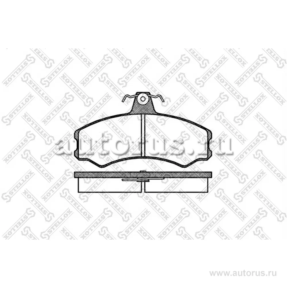 Колодки дисковые п. Fiat Ducato, Peugeot J5 1 STELLOX 154 002-SX